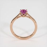 0.59 Ct. Sapphire Ring, 18K Rose Gold 3