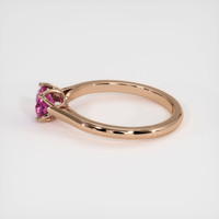 0.59 Ct. Sapphire Ring, 18K Rose Gold 4