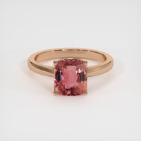 2.57 Ct. Sapphire Ring, 18K Rose Gold 1