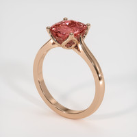 2.57 Ct. Sapphire Ring, 18K Rose Gold 2