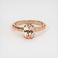 2.50 Ct. Sapphire Ring, 18K Rose Gold 1
