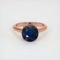 4.02 Ct. Sapphire Ring, 18K Rose Gold 1