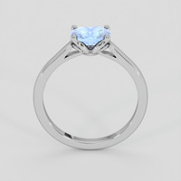 1.05 Ct. Blue Sapphire Ring, Silver 3
