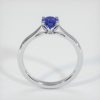 0.44 Ct. Blue Sapphire Ring, 10K White Gold 3