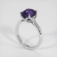 2.55 Ct. Purple Spinel Ring, 10K White Gold 2