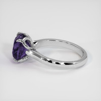 2.55 Ct. Purple Spinel Ring, 10K White Gold 4