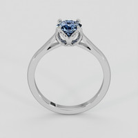 1.02 Ct. Blue Sapphire Ring, 10K White Gold 3