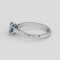 1.02 Ct. Blue Sapphire Ring, 10K White Gold 4
