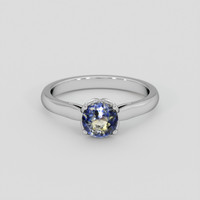 0.64 Ct. Bi Color Sapphire Ring, 10K White Gold 1