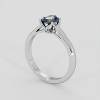 0.64 Ct. Bi Color Sapphire Ring, 10K White Gold 2