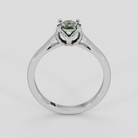 1.06 Ct. Green Sapphire Ring, 10K White Gold 3