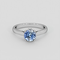 1.07 Ct. Bi Color Sapphire Ring, 10K White Gold 1