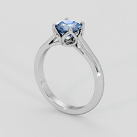 1.07 Ct. Bi Color Sapphire Ring, 10K White Gold 2