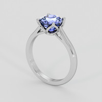 2.01 Ct. Violet Sapphire Ring, 10K White Gold 2
