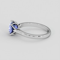 2.01 Ct. Violet Sapphire Ring, 10K White Gold 4
