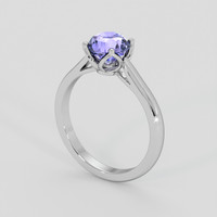 1.46 Ct. Violet Sapphire Ring, 10K White Gold 2