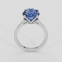 7.20 Ct. Blue Sapphire Ring, 10K White Gold 3