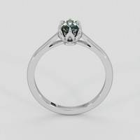 0.73 Ct. Bi Color Sapphire Ring, 10K White Gold 3