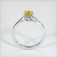 0.81 Ct. Yellow Sapphire Ring, 10K White Gold 3