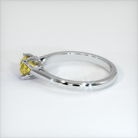 0.81 Ct. Yellow Sapphire Ring, 10K White Gold 4