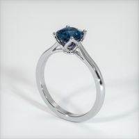 1.56 Ct. Sapphire Ring, 14K White Gold 2