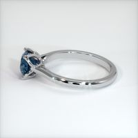 1.56 Ct. Sapphire Ring, 14K White Gold 4
