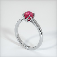 1.20 Ct. Ruby Ring, 14K White Gold 2