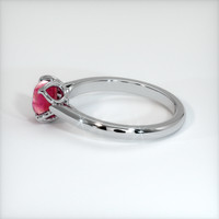 1.20 Ct. Ruby Ring, 14K White Gold 4