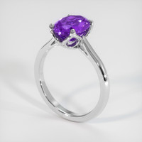 1.97 Ct. Gemstone Ring, 14K White Gold 2