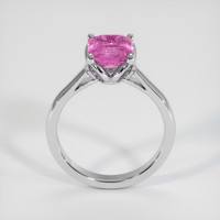 2.04 Ct. Pink Sapphire Ring, 14K White Gold 3