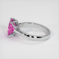 2.04 Ct. Pink Sapphire Ring, 14K White Gold 4