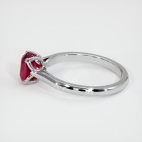 1.15 Ct. Ruby Ring, 14K White Gold 4