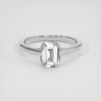 1.86 Ct. White Sapphire Ring, 14K White Gold 1