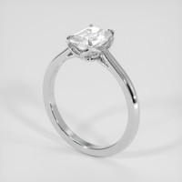 1.86 Ct. White Sapphire Ring, 14K White Gold 2