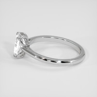 1.86 Ct. White Sapphire Ring, 14K White Gold 4