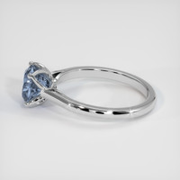 1.85 Ct. Bi Color Sapphire Ring, 14K White Gold 4