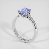 2.48 Ct. Sapphire Ring, 14K White Gold 2