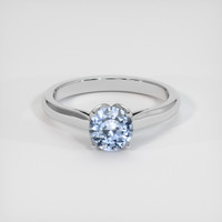 1.20 Ct. Sapphire Ring, 14K White Gold 1
