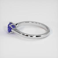 1.28 Ct. Violet Sapphire Ring, 14K White Gold 4