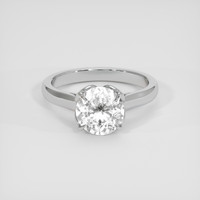 1.38 Ct. White Sapphire Ring, 14K White Gold 1