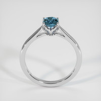 0.99 Ct. Sapphire Ring, 14K White Gold 3