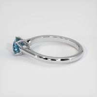 0.99 Ct. Sapphire Ring, 14K White Gold 4