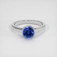 1.12 Ct. Sapphire Ring, 14K White Gold 1