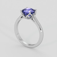 1.76 Ct. Bluish Purple Sapphire Ring, 14K White Gold 2
