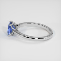 1.68 Ct. Blue Sapphire Ring, 14K White Gold 4