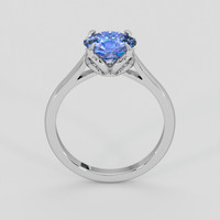 1.87 Ct. Purplish Blue Sapphire Ring, 14K White Gold 3