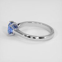 1.08 Ct. Bi Color Sapphire Ring, 14K White Gold 4