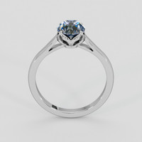 1.28 Ct. Bi Color Sapphire Ring, 14K White Gold 3