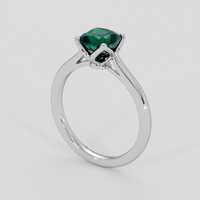 1.72 Ct. Bluish Green Sapphire Ring, 14K White Gold 2