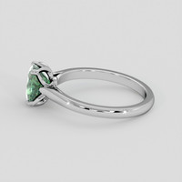 1.74 Ct. Green Sapphire Ring, 14K White Gold 4